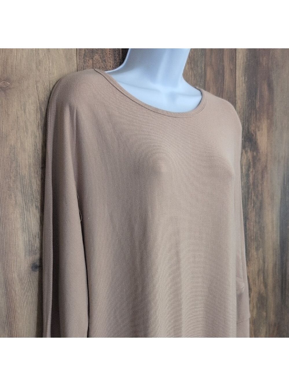 PrettyGarden Beige Soft Ribbed Pajama Lounge 2pc Set L - Picture 2 of 11